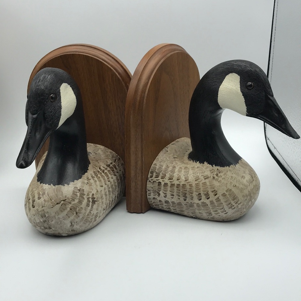 Geese Decoy Company Bookends Wood